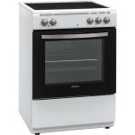 Sogelux cuisinire lectrique vitrocramique cv6619 60x60 multifonction blanche