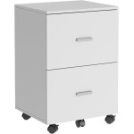 Sogeshome caisson  tiroirs classeur mobile sur roulettes avec tringle  dossiers convient pour papier ...