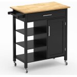 Sogeshome desserte de cuisine sur roulettes desserte avec 3 tagres 1 tiroir placard porte - serviettes ...