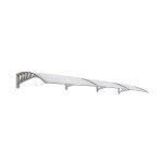 Sogeshome marquise - auvent pour porte - marquise auvent de porte en polycarbonate 300 cm x 100 cm transparent ...