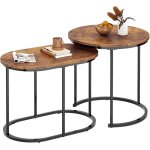 Sogeshome table basse lot de 2 tables basses salon table dappoint imbriquée bois mdf style industriel ... Sogeshome table basse lot de 2 tables basses salon table dappoint imbriquée bois mdf style industriel ...