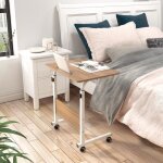 Sogeshome table roulante de lit canap pour ordinateur portable hauteur rglable table dappoint avec ...