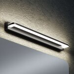 Sogood lampe pour miroir 14w led salle de bain 1120 lumen 60cm applique mural noir mat lumire miroir ...