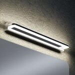 Sogood lampe pour miroir 9w led salle de bain 910 lumen 40cm applique mural chrome lumi�re miroir 4000k ...