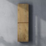 Sogood meuble colonne salle de bain suspendu 35x20x120cm colonne de rangement armoire latrale aspect ...