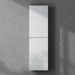 Sogood meuble colonne salle de bain suspendu 35x20x120cm colonne de rangement armoire lat�rale blanc ...