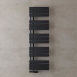 Sogood radiateur de salle de bain s�che - serviette 131x40cm radiateur � eau chaude ou �lectrique gris ...