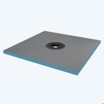 Sogood receveur  carreler recoupable sur mesure pour douche bac de douche avec pente intgre 100x100x4cm ...