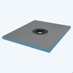 Sogood receveur à carreler recoupable sur mesure pour douche bac de douche avec pente intégrée 80x100x4cm ... Sogood receveur à carreler recoupable sur mesure pour douche bac de douche avec pente intégrée 80x100x4cm ...