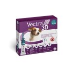 Soin pour chien 4 - 10 kg anti - puces ceva vectra 3d (x3)