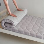 Sol futon ais matelas de couchage pliable et portable pour dortoir tapis de tatami antidrapant et gris90 ...