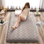 Sol pliable matelas futon ais de camping avec dos antidrapant tatami tapis de pliable for un 02single(90 ...