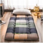 Sol pliable matelas futon ais de camping avec dos antidrapant tatami tapis de pliable for un 04single(90 ...