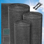 Sol royal brise vue 25m x 16m filet tissu dombrage 165g / m� ? hdpe pare vue soleil ombrageant cl�ture ...