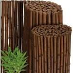 Sol royal premium brise vue bambou 140x250cm b23 brun ? tiges bambou haute qualit� �2 - 3 cm cl�ture ...