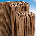 Sol royal canisse en osier brise - vue balcon 80x500 cm solvision w79