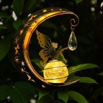 Solaire exterieur jardin f�e decoration jardin exterieur - lampe de sol d�corative en m�tal imperm�able ...
