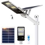 Solaire exterieur lampadaire avec détecteur de mouvement télécommande 233 led 6500k ip65 Éclairage de ... Solaire exterieur lampadaire avec détecteur de mouvement télécommande 233 led 6500k ip65 Éclairage de ...