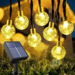 Solaire guirlande exterieur lumineuse 10m 100led 8 modes de clignotement ip65 �tanche guirlande lumineuse ...