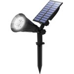 Solaire projecteur extrieur sans fil etanche ip65 lampe jardin avec 180 rglable spot solaire extrieur. ...