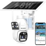 Solaire wifi cam�ra de surveillance ext�rieur sans fil cam�ra surveillance batterie 8w 15600mah cctv ...