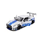 Miniature (voiture) - solido - nissan gt - r (r35) - liberty walk 2. 0 paul tribute 2024 - blanc - 1 ...