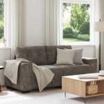 Solomon@canapé deux places - 2 places - sofa fixe contemporain - - avec coussin gris foncé cuir artificiel ... Solomon@canapé deux places - 2 places - sofa fixe contemporain - - avec coussin gris foncé cuir artificiel ...