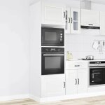 Solomoon@ colonne cuisine - armoires de four 2 pcs lucca blanc brillant bois dingnierie fr 576