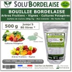 Bouillie bordelaise - uab - 500 g - non color�e - protection arbres fruitiers - agriculture biologique ...