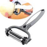 Net solutions eplucheur julienne 4 en 1 epluche lgumes triple lames + ple agrume - fonction econome ...