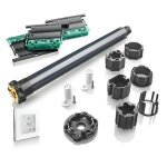 Somfy 1246131 kit de remplacement avec moteur oximo io pour moteur volet roulant - radio io - 20nm - ...