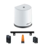 Somfy 1246277 - motorisation freevia essential pour portail coulissant - 2 tlcommandes feu & crmaillre ...
