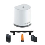 Somfy 1246290 - motorisation de portail coulissant freevia essential rts - livre avec 3 tlcommandes ...