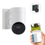 Somfy 1875319 - outdoor camera blanche - cam�ra de surveillance ext�rieure wifi - stickers alarme - 1080p ...