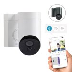 Somfy 1875325 - outdoor camera blanche 2 - cam�ra de surveillance ext�rieure wifi - 1080p full hd - sir�ne ...