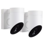 Somfy 1875340 - 2 outdoor camera blanches 2 - cam�ras de surveillance ext�rieures sans fil - sir�ne 110 ...