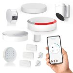 Somfy 1875351 - home alarm essential - pack video plus - alarme maison sans fil connect wifi - camra ...