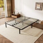 Sommier 140x190 cm avec pieds incluscadre de lit robuste en métal et boisdewinner2x14 lattes en peuplierrenfor ... Sommier 140x190 cm avec pieds incluscadre de lit robuste en métal et boisdewinner2x14 lattes en peuplierrenfor ...
