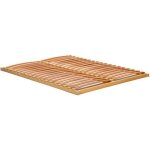 Sommier - bois - 160x200 - 18 lattes - marron - a monter soi - m�me