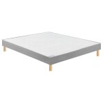 Sommier bultex confort ferme vigoroso deco 140x190 enduit moka lattes