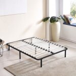 Sommier ecoflex 140x190 cm cadre de lit mtallique lattes flexibles zone de soutien au niveau des lombaires ...