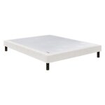 Sommier epeda confort ferme deco nature 160x200 gris souris lattes