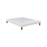 Sommier epeda confort ferme deco nature 80x200 gris souris lattes