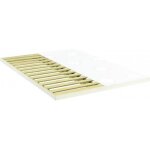 Sommier extra - plat - bultex - 160 x 200 - lattes en bois massif - finition tissu jacquard