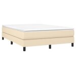 Sommier à lattes - akozon - crème - 140x200 cm - tissu durable - pieds robustes Sommier à lattes - akozon - crème - 140x200 cm - tissu durable - pieds robustes