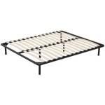 Sommier ? lattes double - alta - 140 x 190 cm - 28 lattes - pieds offerts