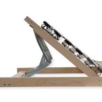 Sommier  lattes 80x200 avec tte rglable - 7 zones 28 lattes