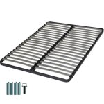Sommier  lattes + pieds 120x190 epsilon - 40 lattes bois - fabrication franaise