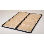 Sommier  lattes sedac 140x190cm optimalattes - cadre acier cintr - fabriqu en france