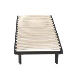 Sommier peigne extensible 90 - 180x200 by sampur polyvalent et modulable - simple ou double couchage ...